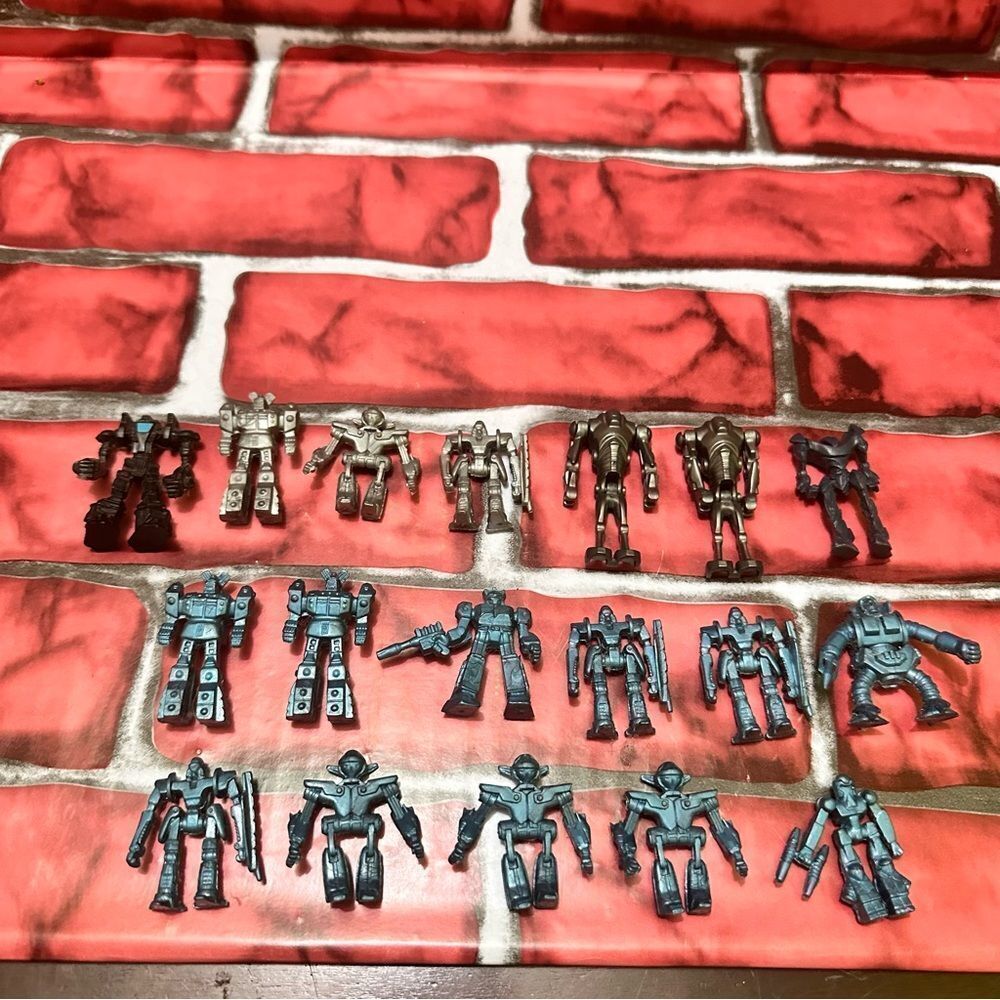 Tyco Transformes Train autobot mini figures vintage lot